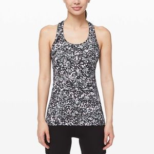 Lululemon Cool Racerback II Floral Spritz Multi Tank Top Size 6